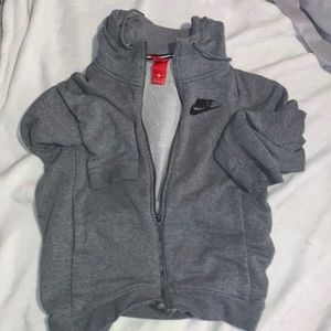 Small Grey Nike Zip Up
